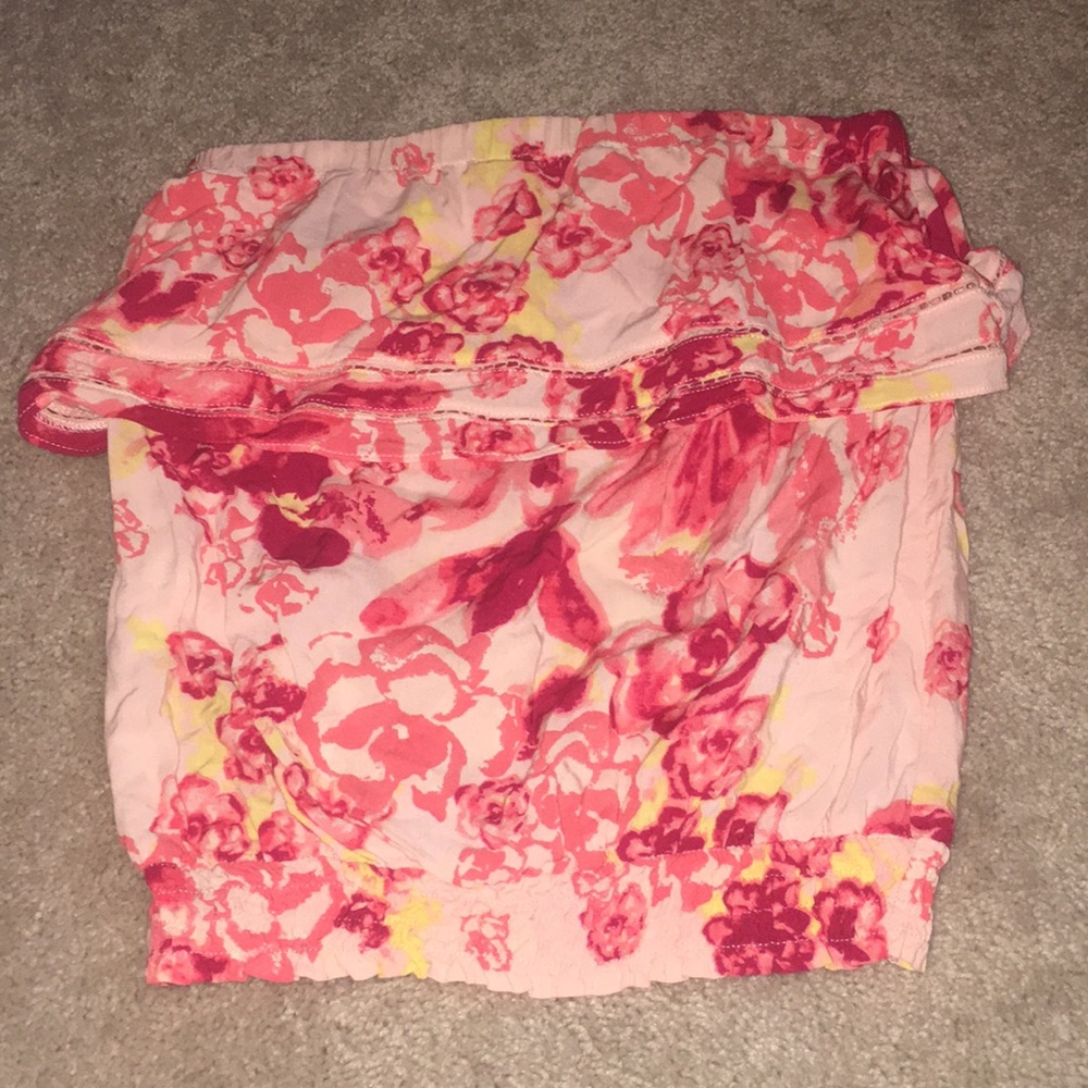 Off the shoulder floral top